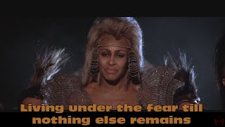  Tina Turner - We don't need another hero Mad Max beyond Thunderdome with lyrics/tekster/sångtext