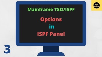 Options in TSO/ISPF Panel - Mainframe TSO/ISPF Tutorial - Part 3
