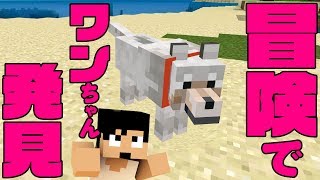 【カズクラ2019】ボードで冒険してたらワンちゃん発見!マイクラ実況 PART9
