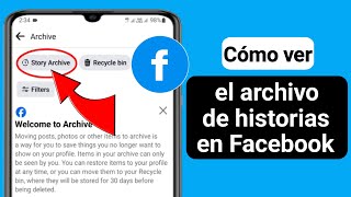 Cómo ver el archivo de historias en Facebook (2023) |  Ver archivo de historias