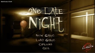 One Late Night [Horror Game] (No Commentary)