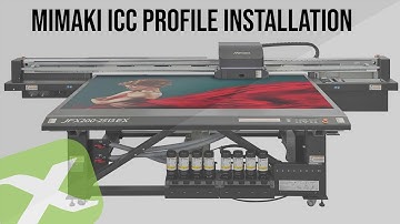 Mimaki Rasterlink ICC Profile Installation