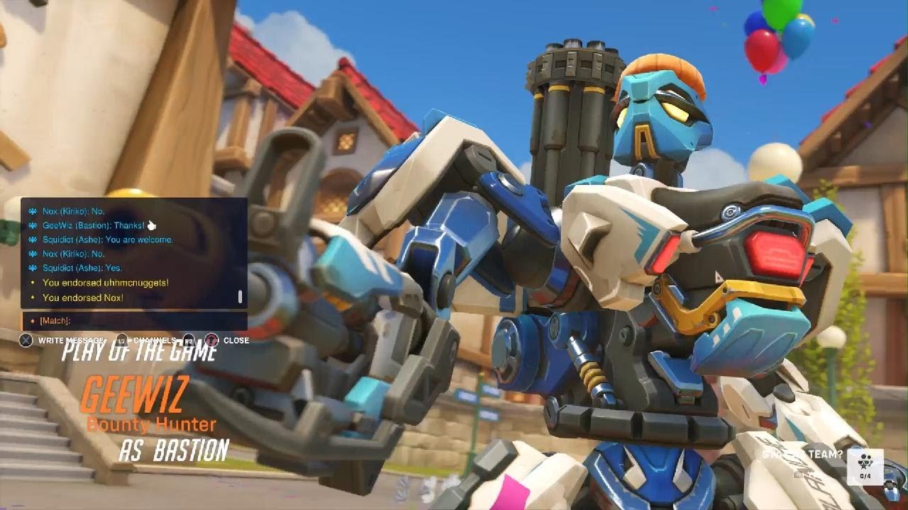 Bastion game now or never, carry (solo queue) [Overwatch 2] YouTube