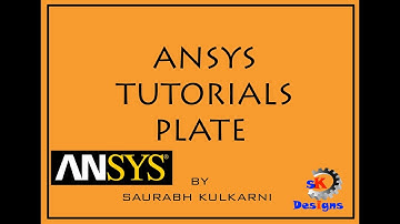 how to solve 2D PLATE problems on ansys  WORKBENCH
