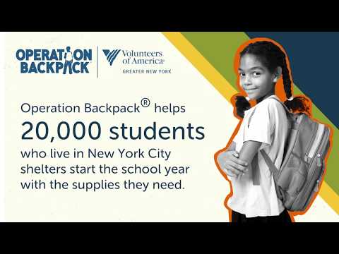 Operation Backpack® 2019 Walgreens/Duane Reade In-Store Campaign Ad