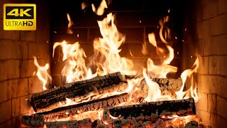 🔥 ULTIMATE 4K Fireplace with CALMING Hearth NOISES and Firelight for GENTLE Holiday ATMOSPHERE