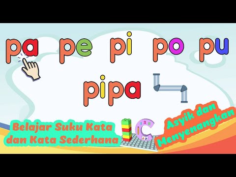 Belajar Suku Kata "pa pe pi po pu" dan Kata Sederhana | Pembelajaran untuk Anak