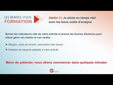 Atelier 3 - Je pilote en temps réel avec les bons outils d'analyse