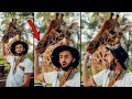 Giraffe Literally BITES MY WHOLE HAND | (Caught On Camera) Kenya Vlog