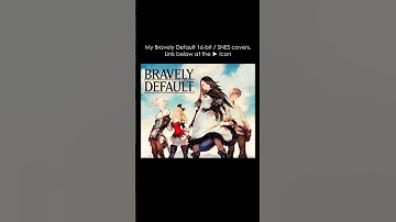 Bravely Default 16-bit/SNES covers