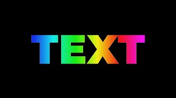 GIMP Tutorial: Gradient Text