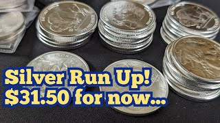 Silver spot on 🔥!  My silver price forecast & a silver unboxing.  The last cheap silver I stack.