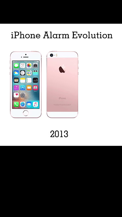 iPhone Alarm Evolution