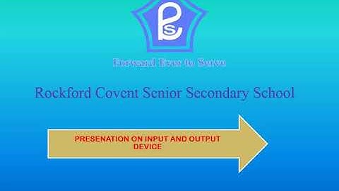Input & output device PPT by Bhumi