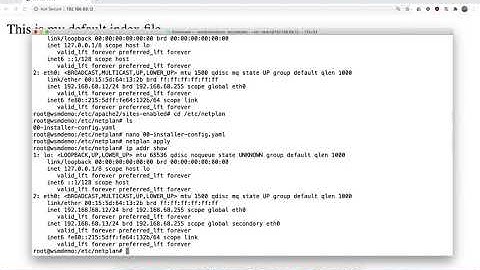 Multiple IP Addresses and Apache