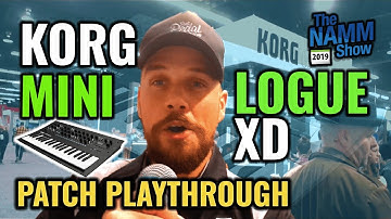 NAMM 2019||  Korg Minilogue XD Patch Demo - Juicy Analogue Poly Synth Sounds!!