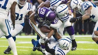 Mike Adams Strips the Ball Away From Adrian Peterson || Week 15 Colts at Vikings