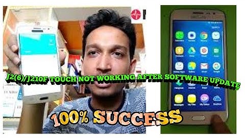 samsung j210f  touch not working after software update