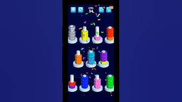 Nuts sort Level 34//#shorts#games #shortvideo