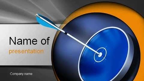 Hit Target PowerPoint Template