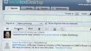 Socialtext Apps Demo, Including Socialcalc