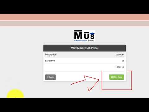 How to make payment without a paypal account on MUS Exam Website