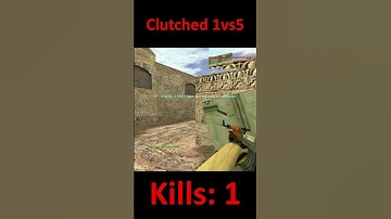 1v5 clutch #counterstrike #cs #cs16 #fps #short #shorts #ytshort #ytshorts #gamingshorts #shortfeed