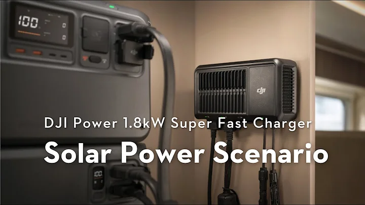 DJI Power 1.8kW Super Fast Charger｜Solar Power Scenario