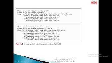 Chapter 11 Exception Handling Part 1