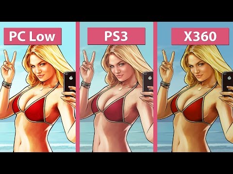Grand Theft Auto 5 / GTA 5 – PC Min vs. PS3 vs. Xbox 360 Graphics Comparison [60fps][FullHD|1080p]