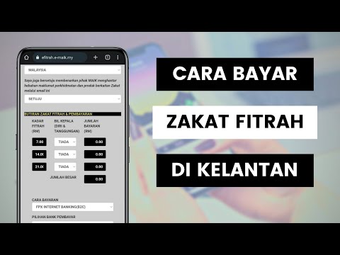 Cara Bayar Zakat Fitrah Di Kelantan Secara Online Guna Telefon Melalui Sistem e-Fitrah