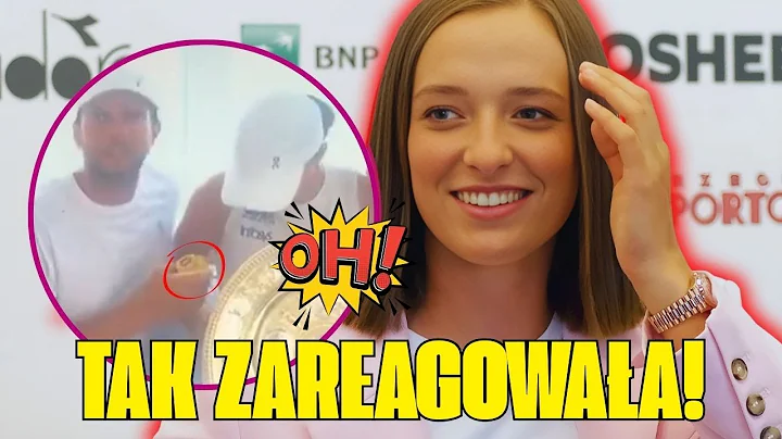 Dał jej PASZTET na oczach świata! Reakcja Igi Świątek hitem internetu!