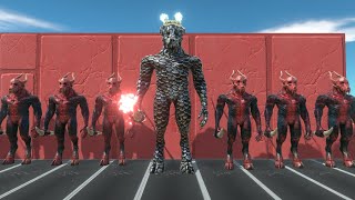 Kozarog The Demon King 😱😱 Death Run In Impossible Maze 😱😱| animal revolt battle simulator