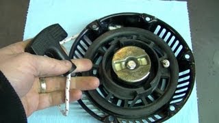 HOW TO  Generator Pull Cord Repair