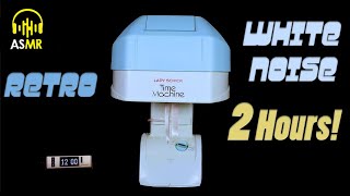 🔊White Noise Therapy - 1970s Bonnet HAIR DRYER 2 Hours! ASMR - Relax🌎 Sleep 💤 Concentrate💡