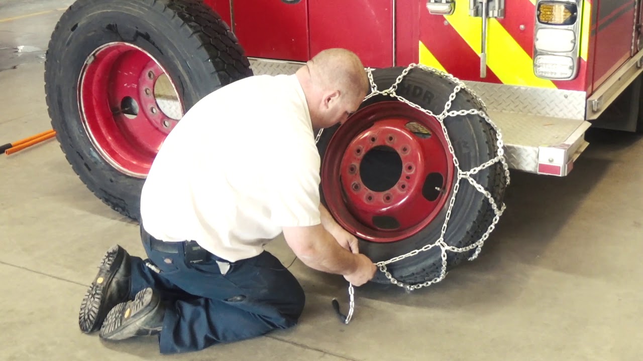 Apparatus Single Tire with Z Chains YouTube