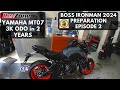 Yamaha mt07  boss ironman 2024 preparation part 2