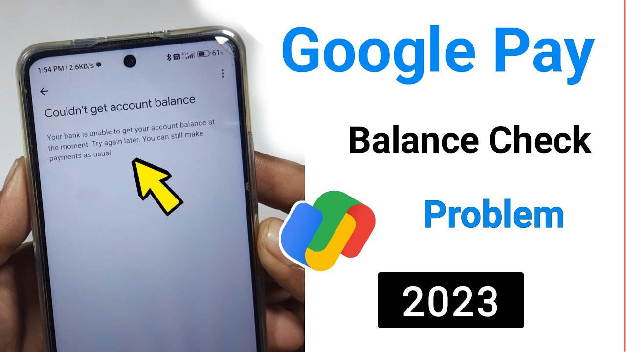 Ready go to ... https://youtu.be/LaB8yGjQJrg [ couldn't get account balance problem in google pay // how to fixed this problem]