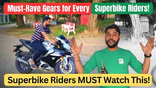 Essential Gears for Superbike Riders | Must Have Safety Accessories for Every Rider | Mr. Rider10x