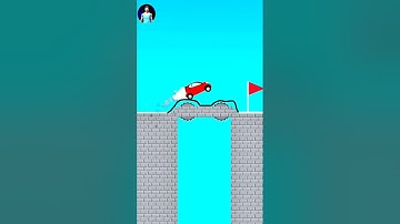 Draw Bridge Game 😳🚗 - Android Gameplay  #shorts