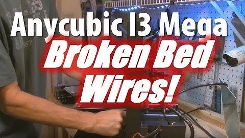 Heat bed - wire replacement on my Anycubic I3 Mega
