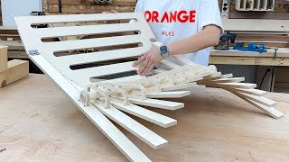 Save Space!!  Parametic folding Idea for tiny room / woodworking / woodcrafts / kinetic mechanism