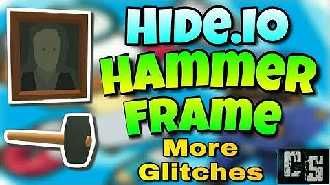 Hide.io Glitch Construction Hammer & Frame (Thank you♡Thailand)