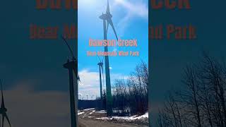 windpark bearmountain dawsonscreek dawson britishcolumbia touristspot park nature