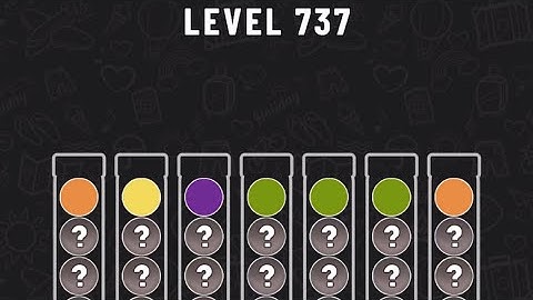 Ball Sort Puzzle Level 737 #ballsortpuzzle #ballsortpuzzlegameplay #puzzlegame #mobilegames