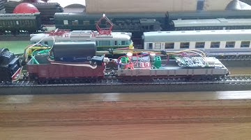 BR 80 018 wifi ESP8266 Visuino BLDC czestotliwosc obroty predkosc dystans nastawnik zasilanie swiatl