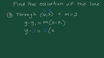 PC Lecture #2 - 1.1 Lines in the plane