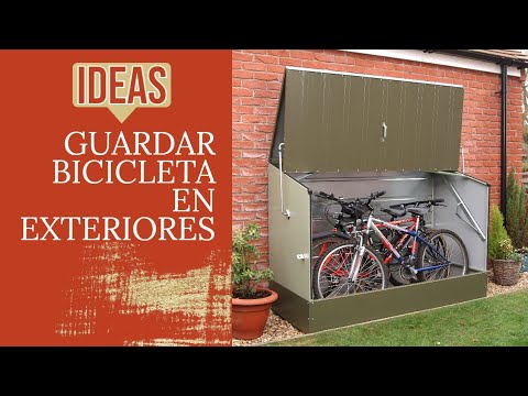 Ideas para GUARDAR BICICLETA en EXTERIORES - STORE BICYCLE OUTDOORS