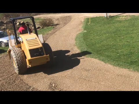 how to put in a “COMPACTED” gravel driveway (doing it right)