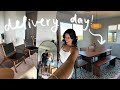 Moving vlog its delivery day  organizing  unpacking